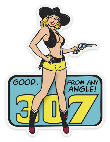 307 Vintage Cowgirl Decal