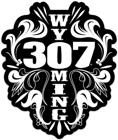 307 Leather Cross Decal - Large