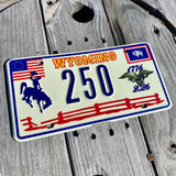 307's "Wyomerican" Limited Edition America's 250th Wyoming Souvenir License Plate (Sold Out… )