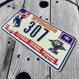 307's "Wyomerican" Limited Edition America's 250th Wyoming Souvenir License Plate (Sold Out… )