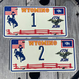307's "Wyomerican" Limited Edition America's 250th Wyoming Souvenir License Plate (Sold Out… )