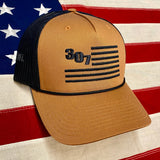 307 Thin Line Flag Caps