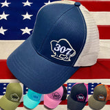 307 Buffalo Mesh Back Hats