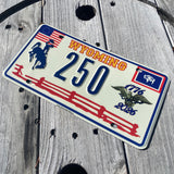 307's "Wyomerican" Limited Edition America's 250th Wyoming Souvenir License Plate (Sold Out… )