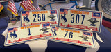 307's "Wyomerican" Limited Edition America's 250th Wyoming Souvenir License Plate (Sold Out… )