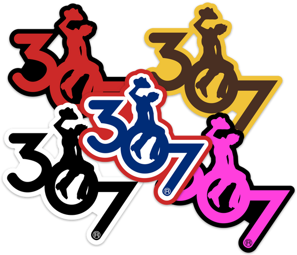 307 Lone Rider Decal 4inch