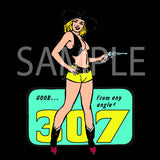 307 Vintage Cowgirl Decal